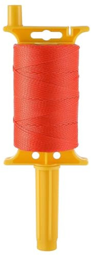 Fuhjythy Maurerschnur mit Maurerschnur Nachfüllbarer Schnurhalter Geflochtene Nylon-Schnur
