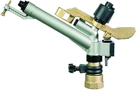 SIME Irrigatore a Settore da 1 1/2 Femmina, Gittata 20-29 mt, Portata 215-342 Lt/min, con Ugelli Intercambiabili