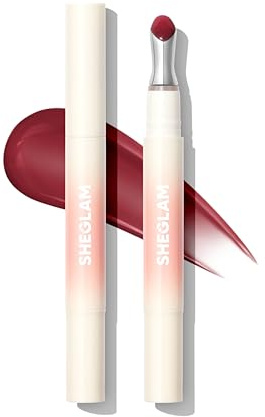 SHEGLAM Hydrating Lip Gloss Cruelty-Free Plumping Peptides-Berry Spritz