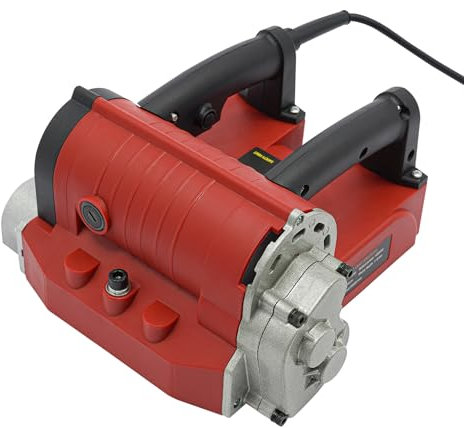 Cepilladora eléctrica de pared 4580 W, 3500 rpm, para interior y exterior, para quitar los revestimientos viejos, cemento, piedra caliza blanca para construcción y decoración