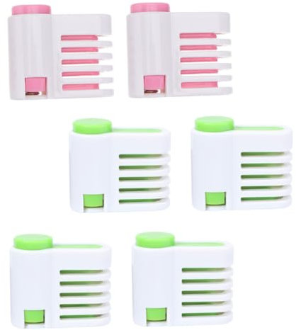 GALPADA 6Pezzi Strumenti Affettatura Per Pane e Torte Accessori Per Cottura Taglierine Per Toast e Torte Colori Random Per Fette