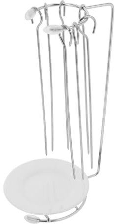 HOLIDYOYO 1 Ensemble De Brochettes De Barbecue Pour Barbecue Support De Brochettes De Brochettes Support De Gril Brochettes De Gril Brochettes De Gril Support De Brochettes De