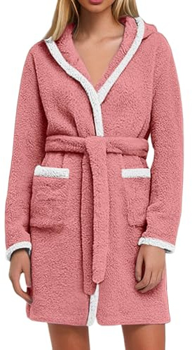 Sortie de Bain Femme Homme Coton Éponge de Sauna Longues en Flanelle Peignoir de Bain Douche Haute Absorción et Ceinture Ajustable Sechage Rapide Serviette Épaisse en Grande Taille Toutes les Saisons