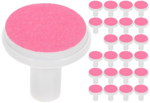 TEHAUX Lot de 24 Embouts de Ponceuse pour Ongles Bébé, Simple à Utiliser, en Plastique et Papier Abrasif, Remplacement Facile pour Lime Électrique Bébé