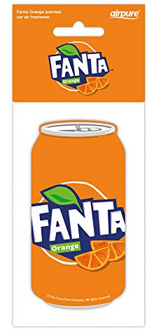 airpure FANTA ORANGE CAN Car Freshener, Freshens Vehicle Interior Air, Fresheners For Men and Women, Fresh Scent, CC-PC-F-870