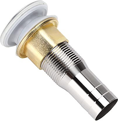 Siphon de Sol, Siphon de Sol Rebondissant avec Bouchon Anti-colmatage en Acier Inoxydable 304 pour Camping-car, Yacht, Bateau, Toilettes, Salle de Douche, Etc.