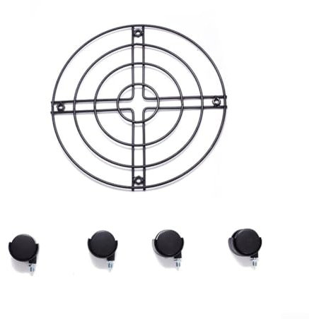 Hasaller Carrito de flores compacto para un uso eficiente del espacio en balcones y jardines (35 x 6 cm)