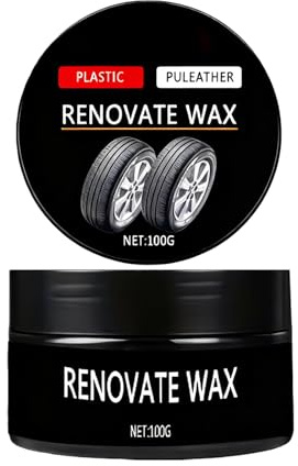 pour pneus – 100 g de crème protectrice brillante, mousse de nettoyage en profondeur avec applicateur éponge, restaure la brillance et empêche les fissures pour les pneus de voiture, moto, SUV, c