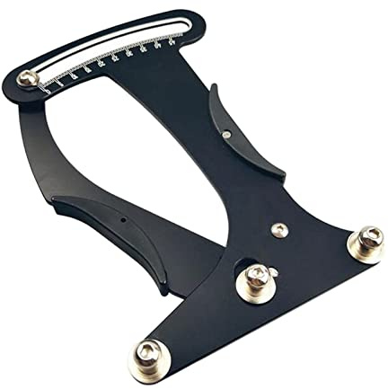 KBOLAE Misuratore di tensione in metallo per bicicletta, strumento di misurazione per calibrazione dei raggi, facile da usare, colore nero