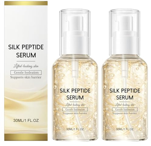 Deep Collagen Silk Peptide Intensive Ampoule, Copper Peptides Serum for Face, Instant Face Lift Serum with Collagen & Multi Peptides, Hydrating Korean Skincare Facial Serum for Smooth-Looking Skin (2)
