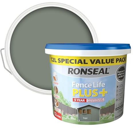 Ronseal Fence Life Plus Sage 12L