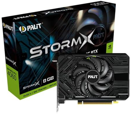 Palit NE64060019P1-1070F Carte Graphique NVIDIA GeForce RTX 4060 8 Go GDDR6