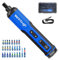 Werktough 4V Mini Electric Cordless Screwdriver with 3-Gear Torque 5Nm Power 25pc Screwdriver Bits S2 LED Light USB Charging Home Improvement S026