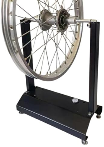 Qutalmi Soporte para equilibrador de neumáticos,Equilibradores de ruedas para motocicletas - Máquina de soporte para alineación de ruedas - Soporte de reparación de ruedas con conos de centrado