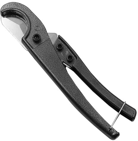 PVC CPVC PEX 1-1/4inch 32mm Pipe Cutter Ratchet Cuts Plastic Tube Pipe Shear Scissors PU/PP/PE/PPR Hose Cutting Hand Tools(Blade)