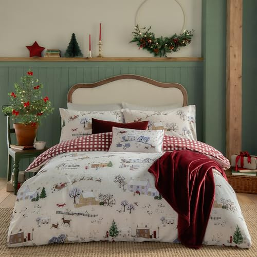 Ugn Cotswolds jul påslakanset (krämfärgad - enkel)