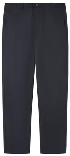 Springfield Structure Bicolor Chino Pantalón, Azul Marino, 44 para Hombre