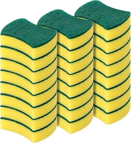 Kitchen Cleaning Sponges,15 + 5 FREEPack Eco Non-Scratch for Dish,Scrub Sponges…