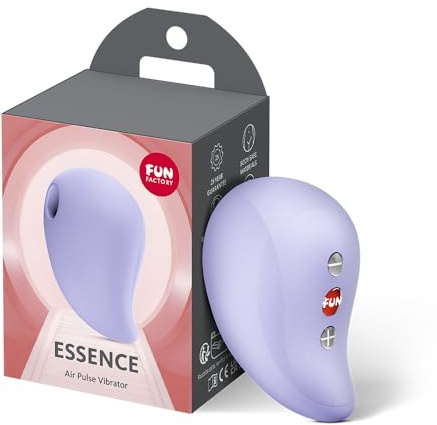 Fun Factory Essence | vibratore ad onde di pressione per donne | stimolazione del clitoride senza contatto | 11 programmi a onde di pressione | impermeabile IPX7 | USB-C