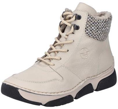 Rieker Schnürstiefel Beige