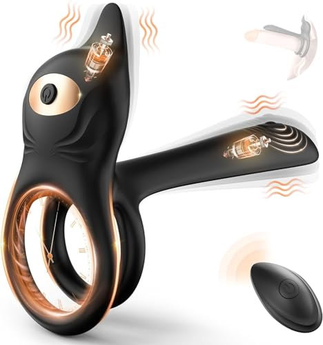 QSNEOZPQ Massager Anèllo-Ｖîbrante-Per-Il-Pèr Leì e Luì Vibr𝚊T𝚘Re-P𝚎R-U𝚘Mo S𝚎Xyt𝚘Ysys D𝚘Nna U𝚘Mo Pl𝚞G-An𝚊Le Pl𝚞G-An𝚊Les𝚎X-Kit S𝚎Xysh𝚘P-P𝚎R-L𝚞I-𝚎-L𝚎I V𝚒Br𝚊Tore-An𝚊Le Adatto All'Ese