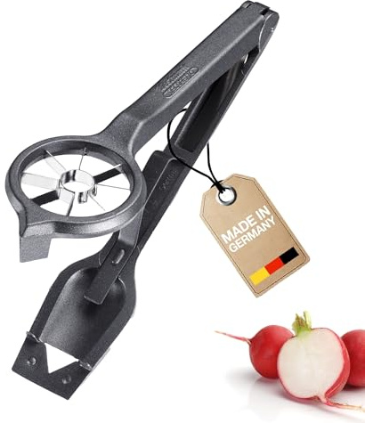 Westmark Rädisskärare Decoretto Black Edition, Dekorera Rädisor & Citroner, Perfekt Till Bufféer Och Sallader,– Antracit
