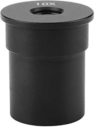 FTVOGUE Ocular Ocular de Microscopio 10X Lente óptica Huygens Diámetro del Tubo de 23,2 Mm Vista de Campo Clara H10X para Microscopio Biológico Uso en Laboratorio de Estudiantes