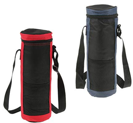 P Prettyia 2Pcs 2L Waterproof Insulated Cooler Oxford Carry Bag for Water Drink，Bottle ,Lunch