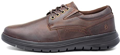 Hush Puppies Mens Triton Lace Up Oxford, Brown, 9 UK