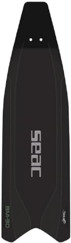 SEAC Pala Individual BM-30 para Aletas largas de Freediving y Pesca subacuática en apnea, Ultra Ligera, Negro/Verde