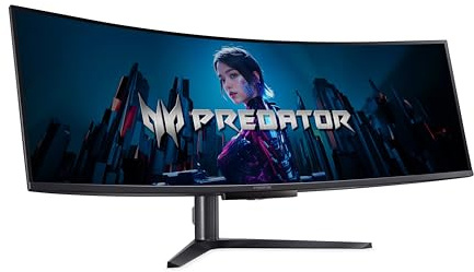 acer Predator X49X Gaming Monitor, 124,5 cm (49 Zoll), 32:9 Ultrawide, 5120x1440 Auflösung, 240Hz