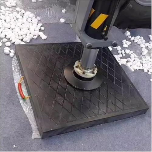KJoBDwz Almohadillas para estabilizadores de grúa Almohadilla universal for gato de coche con asa, almohadilla estabilizadora for remolque for pies de estabilidad/equilibrio almohadilla para clavijas(