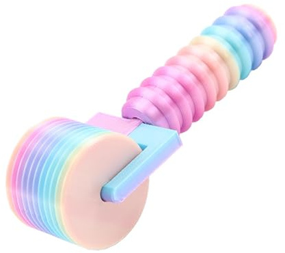 Nishiyuenyi Diamond Painting Roller Fixierroller Glätter Bastelroller Werkzeug für Festen Halt Der Steine auf Der Leinwand mit Komfortablem Griff für Kreuzstich, Bunt