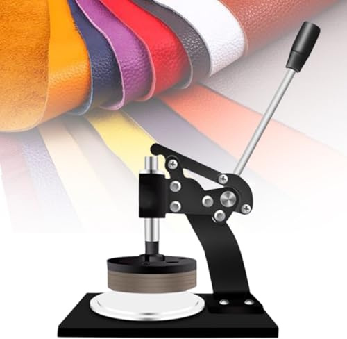 Coupe-tissu – Presse manuelle pour textile, tapis et cuir avec plusieurs options de taille et tampons en PVC