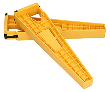 Drawer Slide Jig Kit High Accuracy ABS Cabinet Installation Aid Mounting Tool Set for Home DIY Projects Yellow 355mm 2Pcs