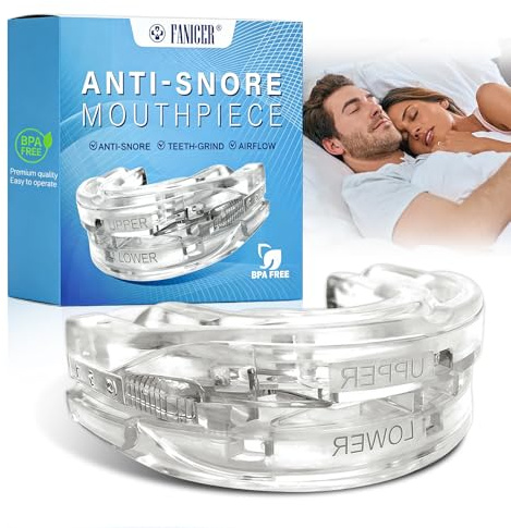 Dispositivos Anti Ronquidos, Férula Antironquidos Ajustable, Protector Bucal Para Dormir, Reduce Ronquidos & Mejora Respiración, Reduce Snoring, Solución Contra Ronquidos
