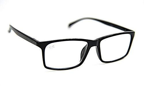 Slim Stylish Retro Fashion Reading Glasses with Extra Strong All Metal Spring Hinges DX6 (Shiny Black, 1.5)