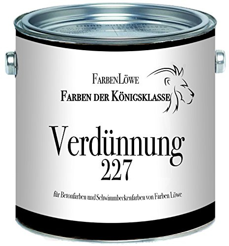 Färger lejon avfettningsmedel utspädning 227 – speciell utspädning extra för betongfärger och poolfärger av färger lejon (0,5 l)