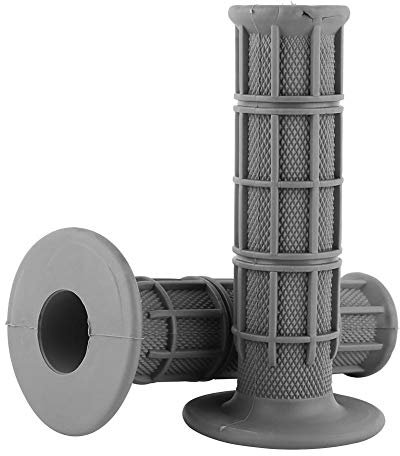 1 Paar Universal Motorrad Griffe 22mm/7/8 aus Silikon - Rot Grau