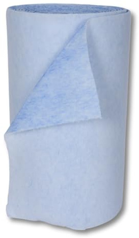 G4 220G Synthetic Non-Woven Polyester Air Conditioner Filter Media, Blue and White, Various Sizes (1m x 10m x 18mm)