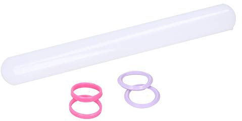 Rouleau à Pâtisserie Antiadhésif de 23 Cm, Outil de Cuisson Optimal pour les Biscuits, les Biscuits, le Fondant, la Pizza et Plus Encore, fabriqué en Plastique PP de qualité