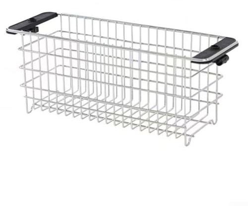 Gdfnmogo Cestello di scarico in acciaio inox per tavolo IGT da 0,5 unità, accessorio pieghevole per tavolo da campeggio per cucinare all'aperto e preparare alimenti, (cestino profondo)