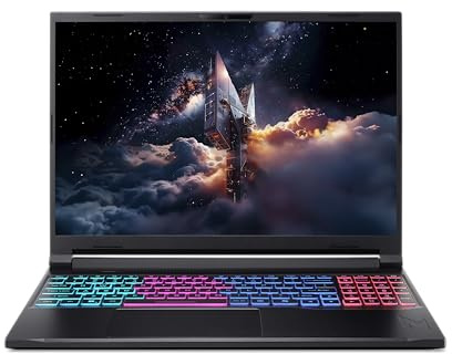 acer Nitro V 16S, ANV16S-71 Ultrabook/Laptop, Gaming Notebook, 16 Inch WQXGA 2560x1600 180Hz, Intel Core Ultra 9 270H, 32GB RAM, 1TB SSD, NVIDIA GeForce RTX 5070, Windows 11, Black