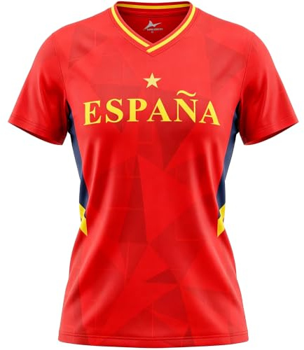 2026 Fotbollskopp dam-t-tröjor fotbollsfans landslag sport avslappnad nationell flagga tryck heja på jersey flickor träning stretch andningsbar snabbtorkande t-shirt