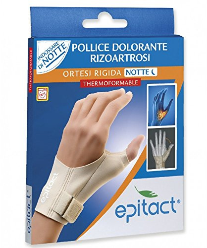 Epitact Night styv ortos korrigerande stöd för smärtsam höger tumme av Rizoartrosi storlek S 1 st