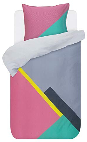 Esprit Bettwäsche Xaz Bunt Streifen Linien Baumwollsatin 200 cm x 200 cm