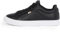 Tommy Hilfiger Damen Court Sneaker Icon Flag aus Leder, Schwarz (Black), 36