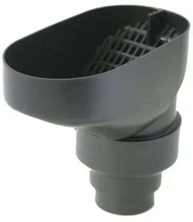 3P Downpipe Gutter Leaf Catcher - Low Maintenance Anti Clog and Blockage, Debris Guard Filter Protector - Black