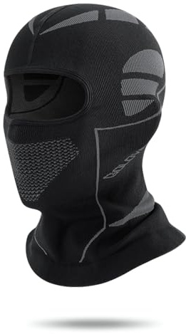 TAGVO Vinter balaklava skidansikte skydd mössa unisex, vindtät andningsbar elastisk lätt motorcykel cykling balaklavor, halsvärmare ansiktsskydd skidmask ansikte huva hatt passar för hjälmar