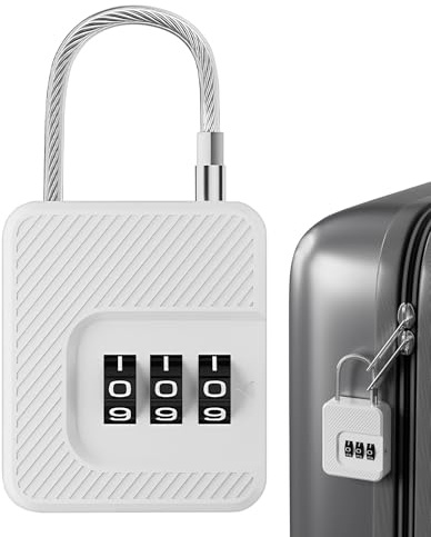 Lucchetto a combinazione, protezione antifurto, per una conservazione sicura in tutte le condizioni atmosferiche, lucchetto a combinazione senza chiave con chiusura a combinazione, per borsa a